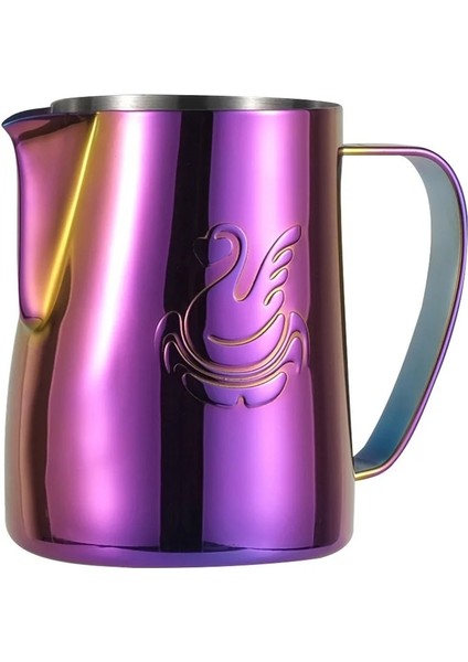 Renkli Pembe 400ML 400ML/600ML Zarif Kuğu Paslanmaz Çelik Kahve Sürahi Süt Köpürtme Fincan Krem Makinesi Barista Craft Espresso Latte Sanat Sürahi Aracı (Yurt Dışından)