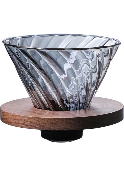 V02 Pot (500ML) Kahve Seti Cezve Cam Damlatıcı Filtre Kiti ile 500ML Haşlanma Önleyici Ahşap Saplı Cezve Coffeeware Özel Barista Aracı (Yurt Dışından) modelleri