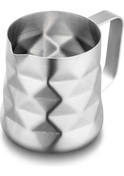 Prizmatik Tasarımlı 600ML Paslanmaz Çelik Prizmatik Tasarımlı Süt Köpürtme Sürahisi Süt Sürahisi Espresso Kahve Barista Craft Latte Cappuccino Kremalı Bardak Makinesi (Yurt Dışından) fiyatları