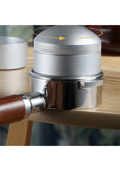 Silvergray 58MM 51MM Kahve Bezi Tozu Iğnesi Kullanımı Kolay Uygun Temizleme Sabotaj 304 Paslanmaz Çelik Kahve Iğnesi Coffeeware A (Yurt Dışından)