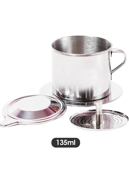 135ML 115/135165/310ML Vietnamca Kahve Filtresi Paslanmaz Çelik Üreticisi Pot Taşınabilir Ev Ofis Seyahat Kamp Dayanıklı (Yurt Dışından) fiyatları