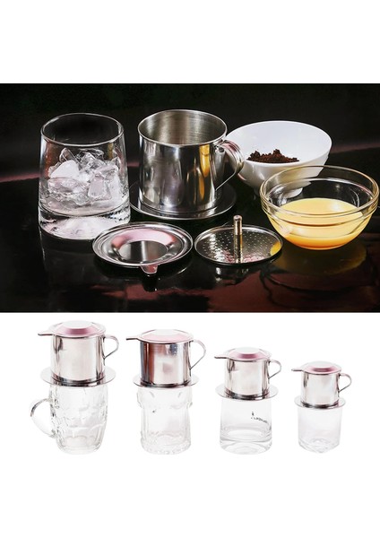 135ML 115/135165/310ML Vietnamca Kahve Filtresi Paslanmaz Çelik Üreticisi Pot Taşınabilir Ev Ofis Seyahat Kamp Dayanıklı (Yurt Dışından) modelleri