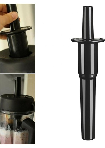 Siyah Blender Sabotaj Hızlandırıcı Plastik Çubuk Piston Değiştirme Vitamix Mikser Karıştırma Çubuğu Buz Yapım Makinesi Çok Fonksiyonlu Aksesuar (Yurt Dışından)