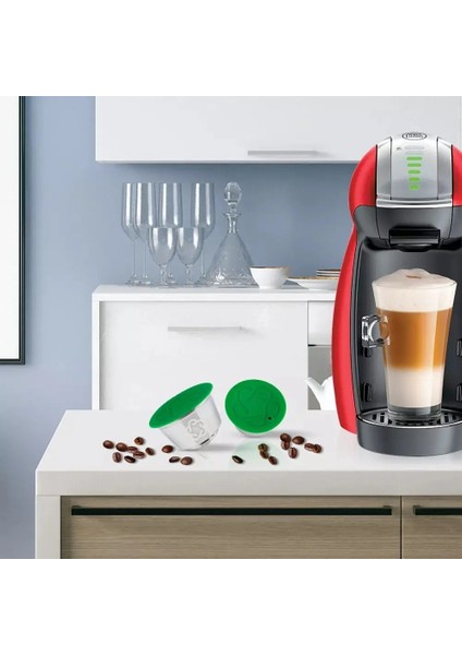 1 Kapsül Yeni Yükseltme Doldurulabilir Dolce Gusto Kapsül Yeniden Kullanılabilir Paslanmaz Çelik Kapsül Filtreli Fincan Kahve Mini-Me Dolce Gusto/lumio/ (Yurt Dışından)