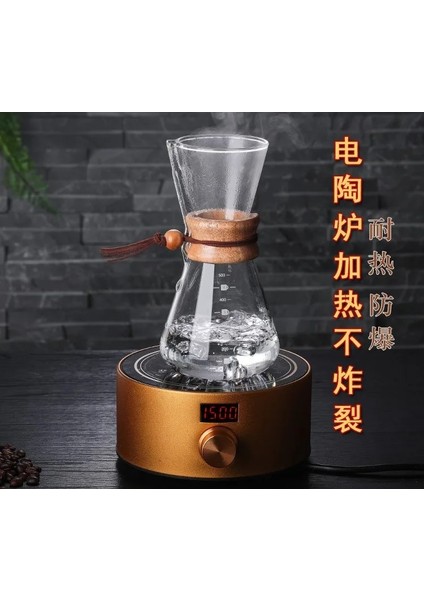 600 ml Filtre Net 400-600 ml Paslanmaz Çelik Filtre Pot Dayanıklı Cam Makinesi Cezve Espresso Kahve Makinesi Çay Su Pot Seti Kahve Makinesi (Yurt Dışından) fırsatları