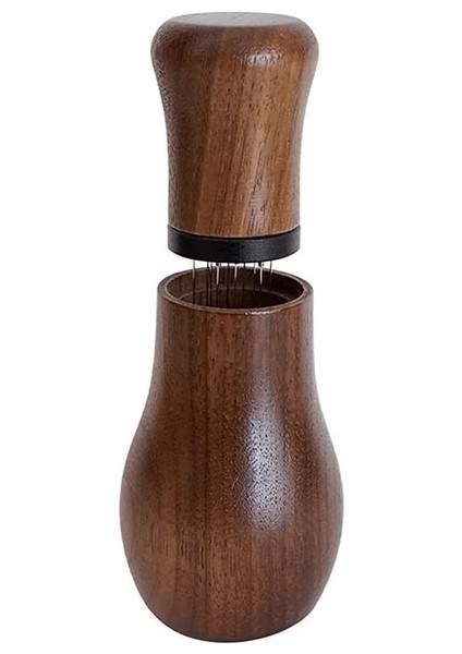 Fotoğraf Renkli Wdt Aracı, Espresso Dağıtım Araçları, 10 Iğneli Espresso Kahve Karıştırıcı, Standlı Doğa Ahşap Saplı (Yurt Dışından)
