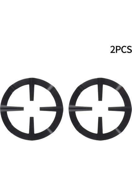 Siyah Gaz Raf Kahve Standı 2 Adet. Coffeeware Aksesuarları Ocak Espresso Isı Difüzörü Tutucu Moka Pot Paslanmaz Çelik (Yurt Dışından)