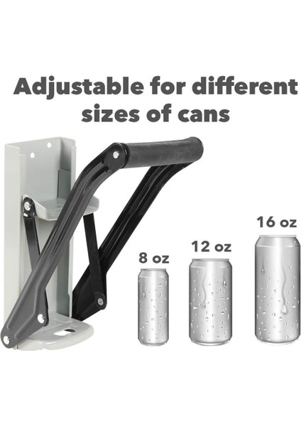 Mavi 16OZ Ağır Hizmet Duvara Monte Çekme Can Kırıcı Geri Dönüşüm Şişeleri Geri Dönüşüm Aracı Can Kırıcı Için Kutuları Ezmek Oldukça Kolaydır (Yurt Dışından)