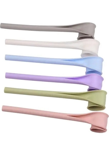6 Adet Yeniden Kullanılabilir Silikon Pipet Açılabilir ve Yıkanabilir Boba Pipetler 6 Adet/takım Gıda Sınıfı Uzun Yapış Pipetler Herhangi Bir Şişe (Yurt Dışından)