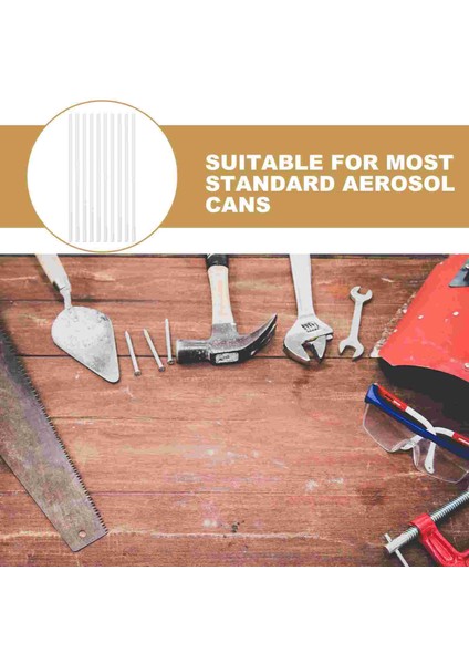 Beyaz 10 Adet Uzatma Çubuğu Su Hortumu Püskürtücü Aerosol Boru Boru Paketi Pvc Yedek Ince Tüp Kiti Slimsy (Yurt Dışından) indirimleri