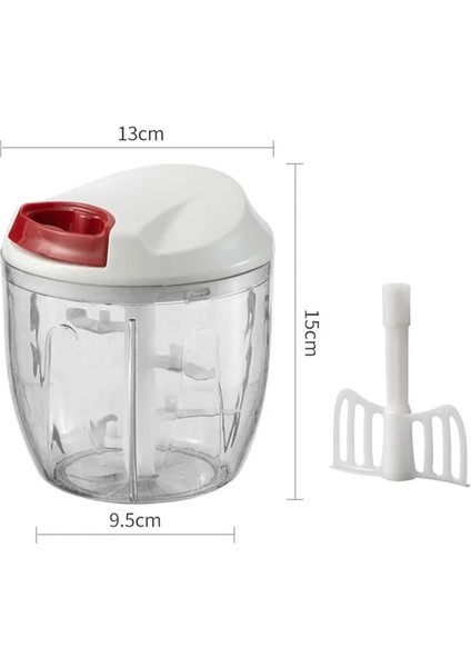 Beyaz Çok Fonksiyonlu Sarımsak Öğütme Kıyıcı 900 ml Manuel Sarımsak Ezici Gıda Sebze Kesici Et Kıyma Makineleri Mutfak Pişirme Aletleri (Yurt Dışından) fiyatları