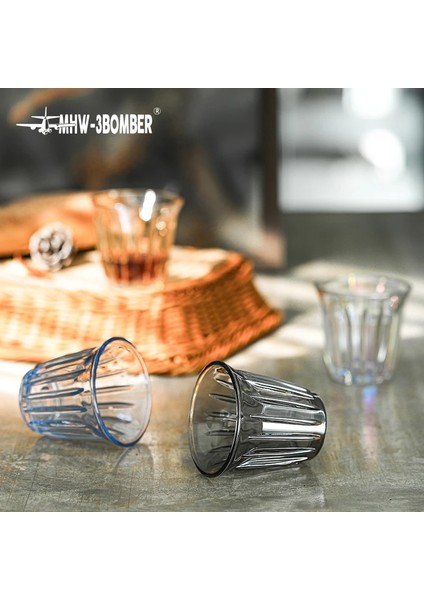 2 Adet Mavi 130 ml Mhw-3bomber 130 ml Cam Kahve Fincanı Sanat Şarap Bardakları Vakum Elektrolizle Haşlanma Önleyici Su Kupaları Şık Ev Barista Aksesuarları (Yurt Dışından) indirimleri