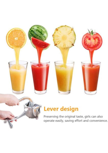 A Tipi Limon Sıkacağı Manuel Alüminyum Alaşımlı Meyve Sıkacağı El Basınçlı Portakal Sıkacağı Nar Karpuz Greyfurt (Yurt Dışından) modelleri