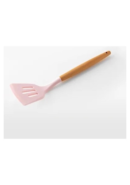 Sarı Silikon Mutfak Eşyası Yapışmaz Eşyaları Pişirme Aracı Pota Turner Spatula Tong Tencere Pişirme Gadget Utensílios De Cozinha (Yurt Dışından)