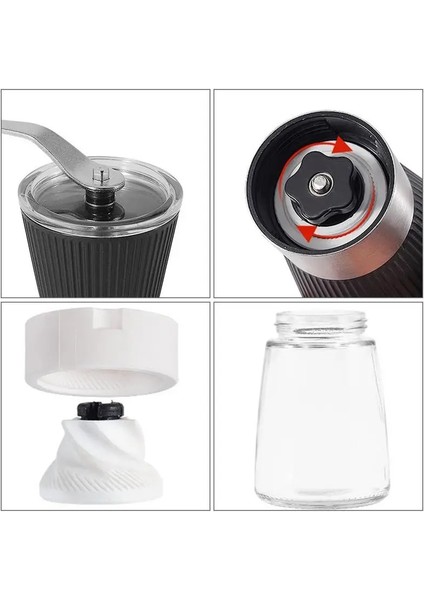 Manuel Kahve Değirmeni El Krank Kahve Değirmeni Paslanmaz Çelik Saplı Yakalama Çekmece Ayarlanabilir El Çapak Kahve Çekirdeği Taşlama (Yurt Dışından) fiyatları