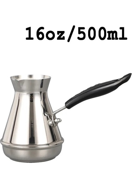 500ML Türk Cezvesi, Yunan Cezvesi, Sıcak Çikolata, Cezve, Süt Isıtıcı, Tereyağı ve Çikolata Eritme Kazanı, Süzgeç (Yurt Dışından)