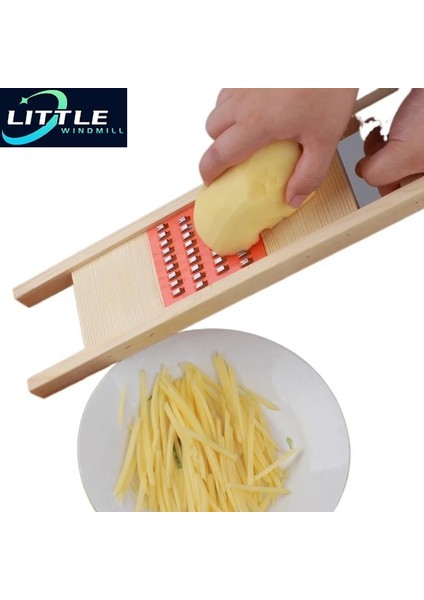 4mm 28X9.8 cm Salatalık Sebze Dilimleme Salata Mutfak Parçalayıcı Peynir Meyve Havuç Soğan Kıyıcı Patates Soyucu Fransız Kızartma Kesici Patates Ezici (Yurt Dışından)