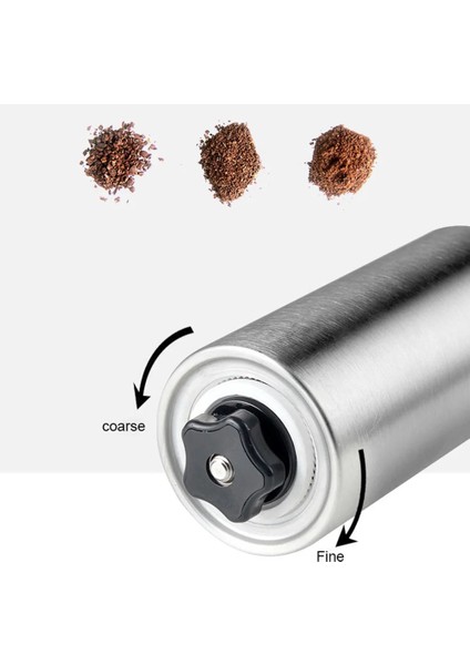 Silver L Fransız Kabartma Makinesi Için Manuel Kahve Değirmeni, Elde Tutulan Mini, K Fincan, Fırçalanmış Paslanmaz Çelik Taşınabilir Konik Öğütücü (Yurt Dışından) fırsatları