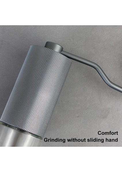 03 Manuel Kahve Değirmeni El Kahve Çekirdeği Çapak Öğütücüler Cnc Paslanmaz Çelik Çekirdek R02 Manuel Öğütücü Gri Ev Coffeeware (Yurt Dışından) fırsatları