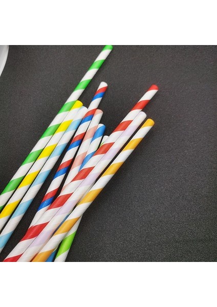 A5 25PC Sıcak Satış Biyobozunur Tek Kullanımlık Kağıt Içme Pipeti (Yurt Dışından)