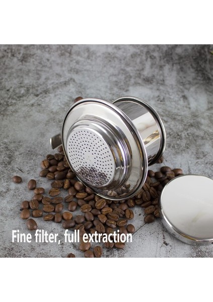 Siyah Parlak Vietnam Tarzı Kahve Filtresi Kupa Bardak Sürahi Paslanmaz Çelik Metal Damla Kahve Fincan Filtre Makinesi Süzgeç Serin Mükemmel Coffeeware (Yurt Dışından) modelleri