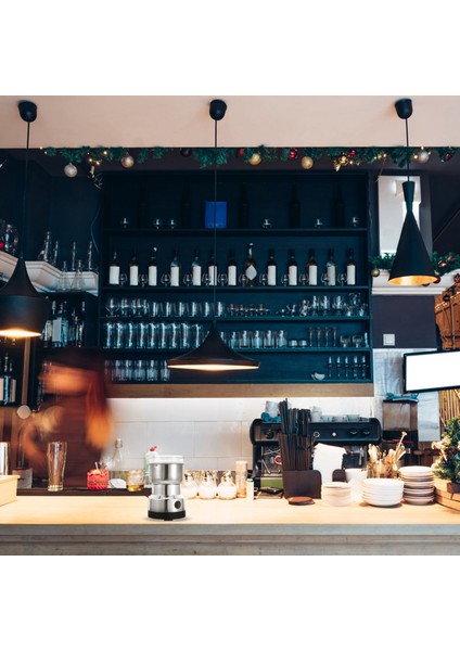 Resim 1 Bur Öğütücü Kahve Elektrikli Kahve Baharat Fasulye Makinesi Ev Mutfak Için Paslanmaz Çelik Bıçaklı Öğütme Malzemeleri Au ile (Yurt Dışından) indirimleri