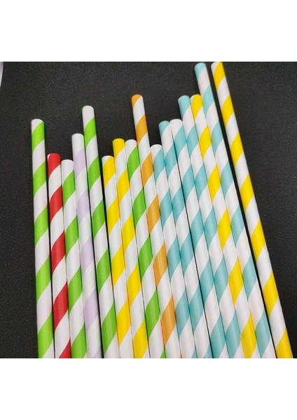 A5 25PC Sıcak Satış Biyobozunur Tek Kullanımlık Kağıt Içme Pipeti (Yurt Dışından)