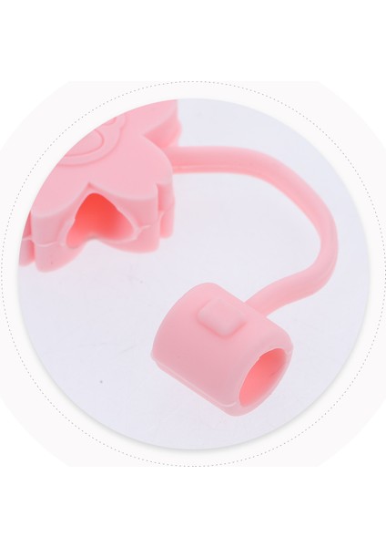 PINK3X1.2CM 8 Adet Metal Saman Kapakları Dekor Ipuçları Koruyucu Paslanmaz Çelik Trim Içme Silika Jel Yeniden Kullanılabilir Parti Çocuk Tumbler (Yurt Dışından)