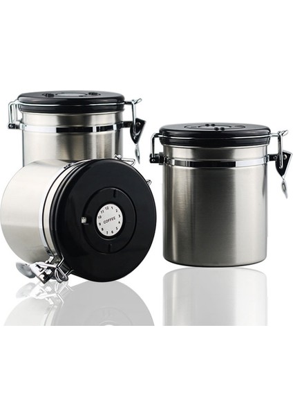 1.2l 201 Çelik Kahve Kabı, Co2 Valfli, Kahve Çekirdekleri Için Premium Paslanmaz Çelik Saklama Kabı, Hava Geçirmez Kapak Tazeliği Korur (Yurt Dışından) fiyatları
