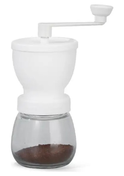 02 Kahve Aksesuarları Seramik Çapak Çapak Değirmeni Taşınabilir Cam Öğütücü USB Şarj El Kırıcı Profesyonel Ayarlanabilir Ayarlar (Yurt Dışından)