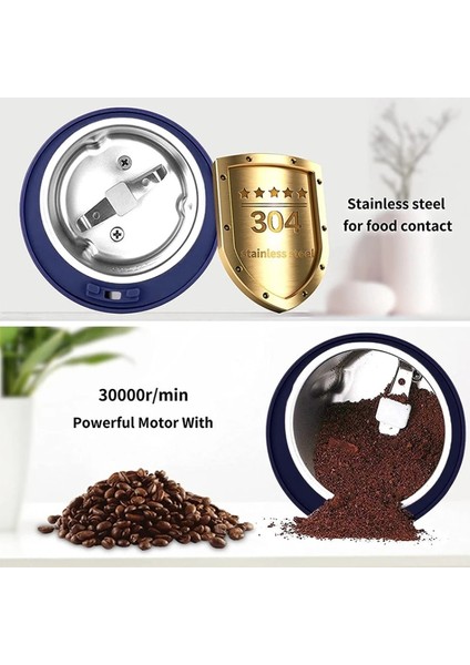 Mavi 220V Ab Fişi Yeni Küçük Tahıl Öğütücü Kahve Değirmeni Paslanmaz Çelik Fındık Fasulye Tahıllar Değirmen Otlar Mutfak Için Elektrikli Taşlama Makinesi (Yurt Dışından) fırsatları