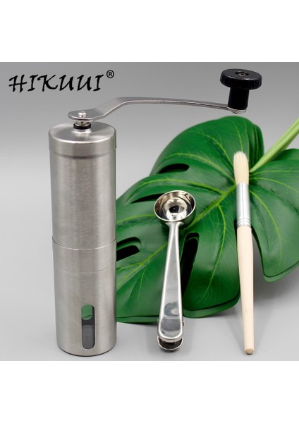 Combination2 Hıkuuı 1 Takım Manuel Kahve Değirmeni + Saç Fırçası + Ölçme Kaşığı, Mutfak Alet Takımı Mini Taşınabilir Yıkanabilir Manuel Kahve Öğütücü (Yurt Dışından) indirimleri