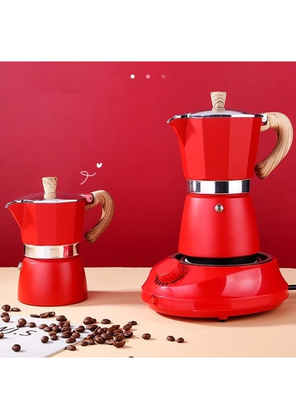 300 Ml-Siyah Cezve Kahve Makinesi Percolator Soba Üst Pot Sekizgen Alüminyum Pot Kek Kahve Mutfak Aletleri Soba Üstü Kahve Makinesi (Yurt Dışından) fırsatları