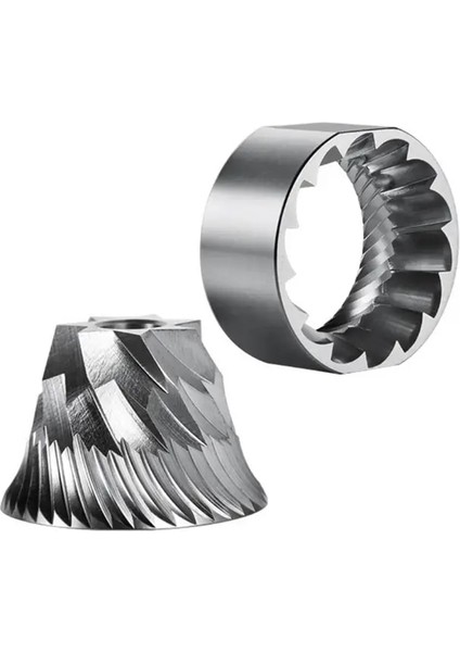 Paslanmaz Çelik 1 Takım Kahve Öğütücü Disk Paslanmaz Çelik Fasulye Taşlama Diski Kahve Makinesi Aksesuarları Espresso Öğütücü Disk Mutfak Malzemeleri (Yurt Dışından)