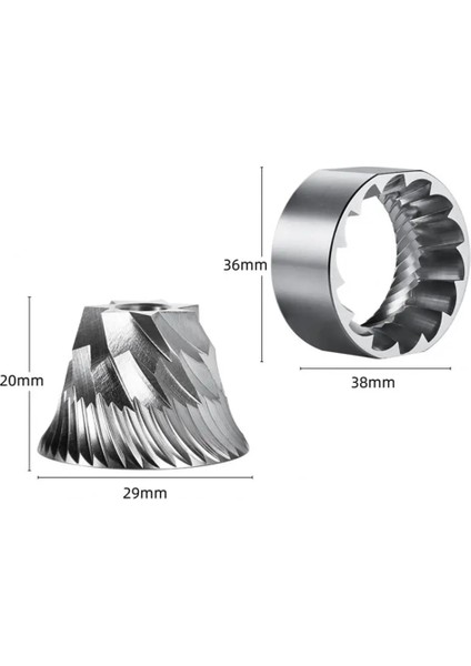 Paslanmaz Çelik 1 Takım Kahve Öğütücü Disk Paslanmaz Çelik Fasulye Taşlama Diski Kahve Makinesi Aksesuarları Espresso Öğütücü Disk Mutfak Malzemeleri (Yurt Dışından) fırsatları