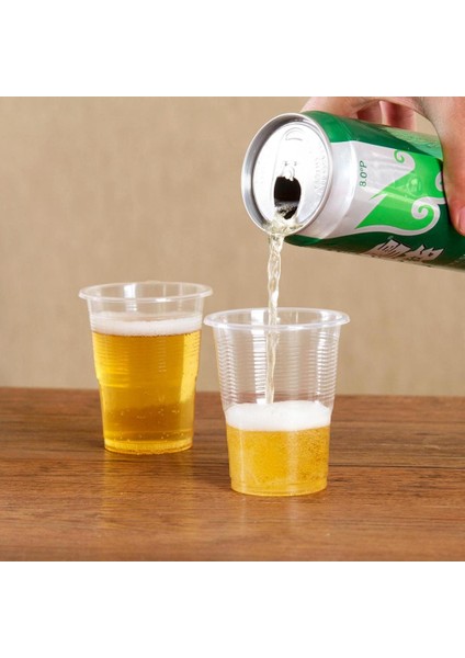165 ml 50 Adet Şeffaf Plastik Tek Kullanımlık Bardak Parti Shot Bardakları Tumbler Şarap Çay Kahve Fincanı Jöle Dondurma Bardak Doğum Günü Dondurma Fincan (Yurt Dışından)