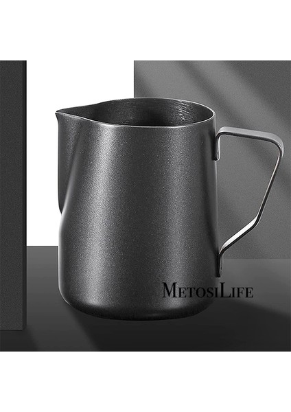 Karıştırma Kaşığı Paslanmaz Çelik Süt Köpürtme Sürahisi Sürahi Espresso Buharda Sürahi Cappuccino ve Latte Sanat Için Ölçekli (Yurt Dışından) fiyatları