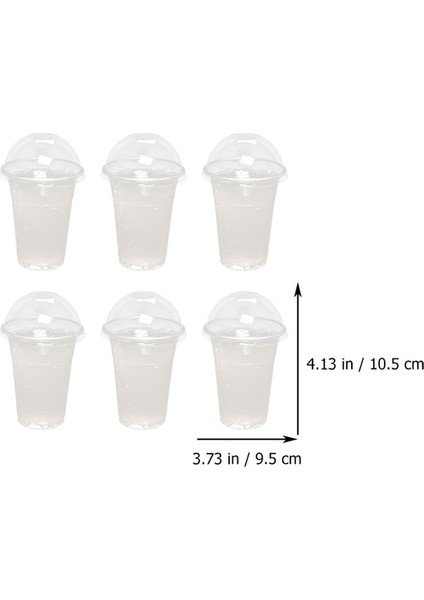 10.5x9.5x9.5cm 30 Takım Içecek Meyve Suyu Bardağı Kapak Tasarımı Plastik Bardaklar Limon Kristalleri Soda Şişesi Tek Kullanımlık Abs Içecek Paketi Şeffaf Süt Çocuk (Yurt Dışından)