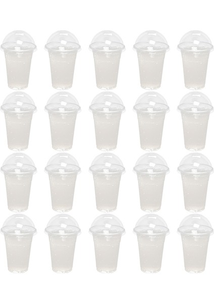 10.5x9.5x9.5cm 30 Takım Içecek Meyve Suyu Bardağı Kapak Tasarımı Plastik Bardaklar Limon Kristalleri Soda Şişesi Tek Kullanımlık Abs Içecek Paketi Şeffaf Süt Çocuk (Yurt Dışından)