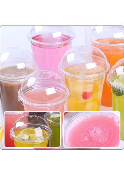 10.5x9.5x9.5cm 30 Takım Içecek Meyve Suyu Bardağı Kapak Tasarımı Plastik Bardaklar Limon Kristalleri Soda Şişesi Tek Kullanımlık Abs Içecek Paketi Şeffaf Süt Çocuk (Yurt Dışından)