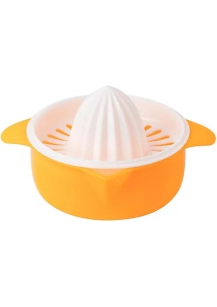 Turuncu Manuel Taşınabilir Narenciye Sıkacağı Mutfak Gereçleri Plastik Portakal Limon Sıkacağı Çok Fonksiyonlu Meyve Sıkacağı Makinesi Mutfak Aksesuarları (Yurt Dışından)