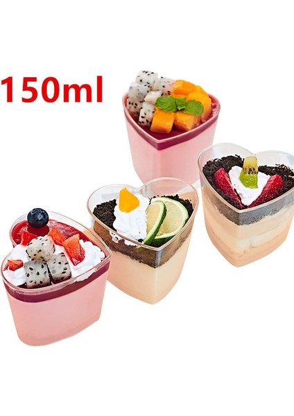 30 Adet 30 Adet Tatlı Bardağı Plastik Tek Kullanımlık Dondurma Kare Tatlı Servis Bardakları Partiler Için Olaylar Catering Meze Bardak (Yurt Dışından)