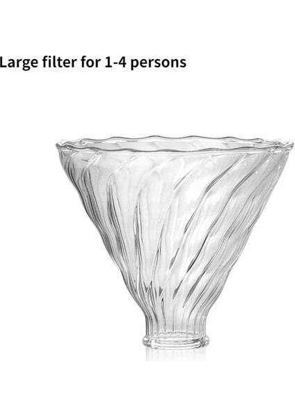 Kahve Filtresi 01 Kahve Sunucusu Barista Kahve Seti Cam V60 Demlenmiş Kahve Paylaşım Potu Kahve Damlatıcı Cezve Üzerine Dökün 300ML 400ML 600ML (Yurt Dışından)