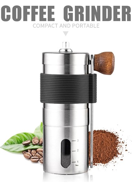 Siyah Mini Manuel Kahve Değirmeni Paslanmaz Çelik Taşınabilir El Çekirdek Tahıl Değirmeni Kahve Çekirdekleri Taşlama Makinesi Ev Mutfak Gereçleri (Yurt Dışından) fiyatları