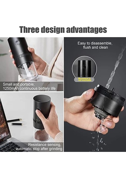 25PCS Filtreler Kağıt Elektrikli Kahve Öğütücü Çapak Kahve Çekirdeği Öğütücüler Taşınabilir Kahve Değirmenleri Damla Espresso Fransız Pres Coffeeware Için USB Ücretli (Yurt Dışından)