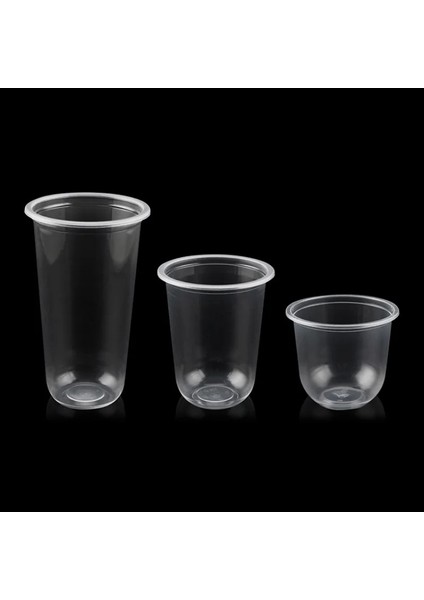 9-1000 Adet Kalınlaşmış 90/95 Kalibre Yüksek Penetrasyon U Şeklinde Kahve Süt Çay Tatlı Suyu Pp Blister Net Kırmızı Yağ Bardak Plastik Bardak (Yurt Dışından) indirimleri