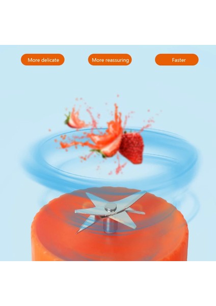 Mor 420 ml Taşınabilir Elektrikli Blender Mini Meyve Suyu Karıştırıcı USB Elektrikli Meyve Sıkacağı Fincan Meyve Smoothie Milk Shake 6 Bıçaklı Küçük Blender (Yurt Dışından) modelleri