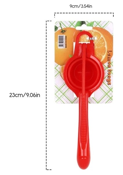 Kırmızı Manuel Limon Meyve Sıkacağı Makinesi Portakal Sıkacağı Mutfak Aletleri El Sıkacağı Vitamer Blender Taşınabilir Mini Meyve Suyu Yapma Makinesi (Yurt Dışından)