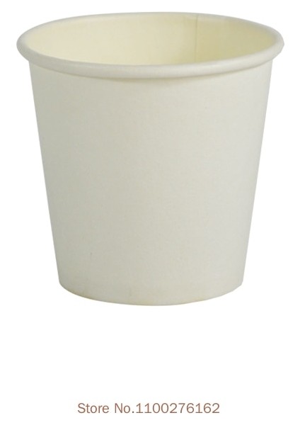 2.5oz Beyaz 100 Adet 100 Adet/paket 2.5oz Kağıt Bardak Beyaz/kraft Tek Kullanımlık Bardak Küçük Mini Kahve Fincanı (Yurt Dışından)