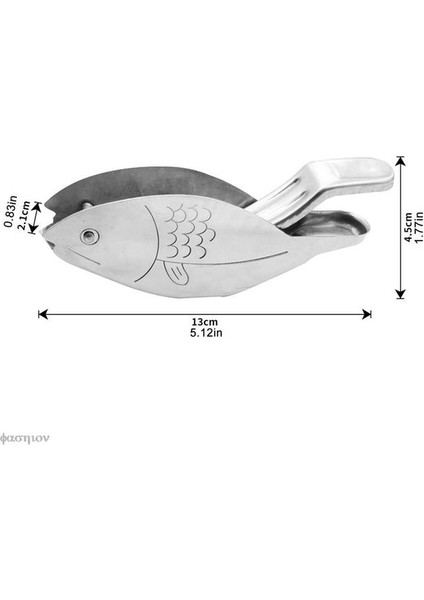 HG73596SV2 M Paslanmaz Çelik Limon Dilim Sıkacağı Kuş El Sıkacağı Narenciye Kireç Portakal Meyve Suyu Basın Manuel Sıkma Metal Mutfak Aracı (Yurt Dışından)